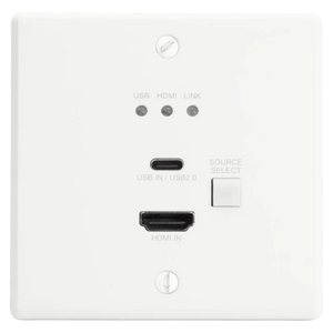 nternational ConferX Low-Profile HDMI/USB-C Wall Plate Transmitter via HDBaseT