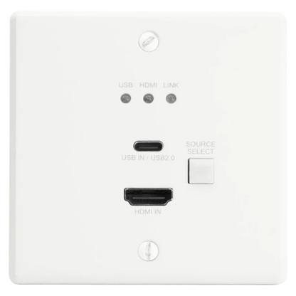nternational ConferX Low-Profile HDMI/USB-C Wall Plate Transmitter via HDBaseT