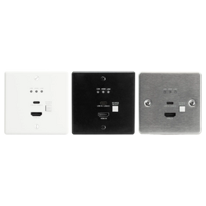 nternational ConferX Low-Profile HDMI/USB-C Wall Plate Transmitter via HDBaseT