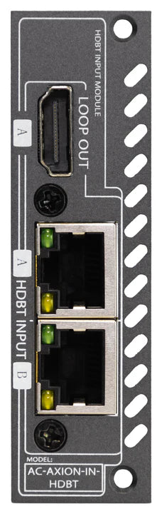 AXION HDBaseT Input Card with ICT