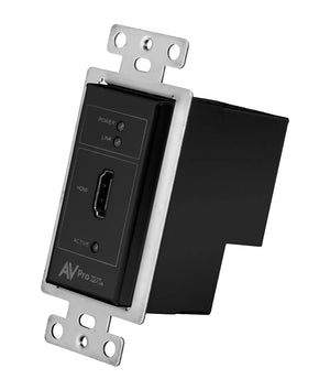 HDMI Wall Plate Transmitter via HDBaseT - Black