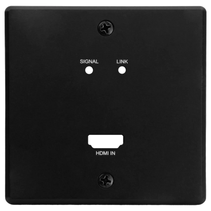 nternational ConferX Low-Profile HDMI Wall Plate Transmitter via HDBaseT - Black