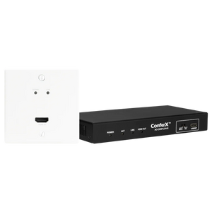 nternational ConferX Low-Profile HDMI Wall Plate Transmitter + Receiver via HDBaseT
