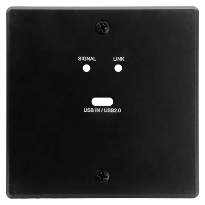 International ConferX Low-Profile USB-C Wall Plate Transmitter via HDBaseT - Black