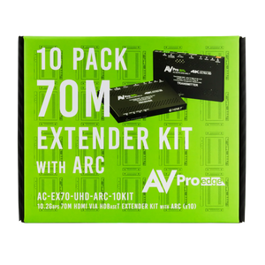 10 Pack of AC-EX70-UHD-ARC-KIT HDMI Extenders