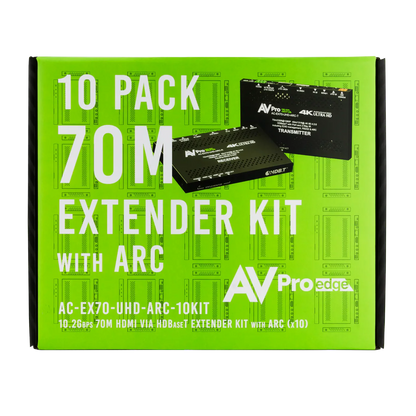 10 Pack of AC-EX70-UHD-ARC-KIT HDMI Extenders