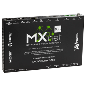 MXnet 10G SDVoE Transceiver with Icron Technologies, the ExtremeUSB®