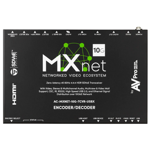 MXnet 10G SDVoE Transceiver with Icron Technologies, the ExtremeUSB®