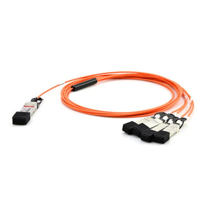 40G QSFP+ to 4x10 SFP+ Break-Out Active Optical Cable 2m