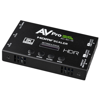 8K HDMI Downscaler, EDID Manager & Audio De-Embedder